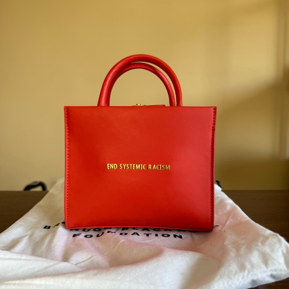 Brandon Blackwood “End Systemic Racism” Mini Tote Bag